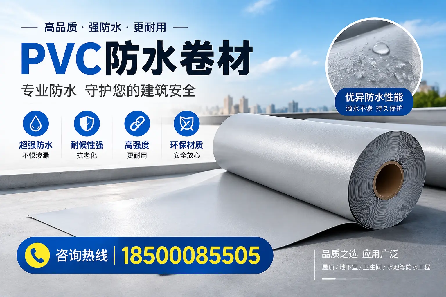 鸡西地区pvc防水卷材的市场现状与发展趋势